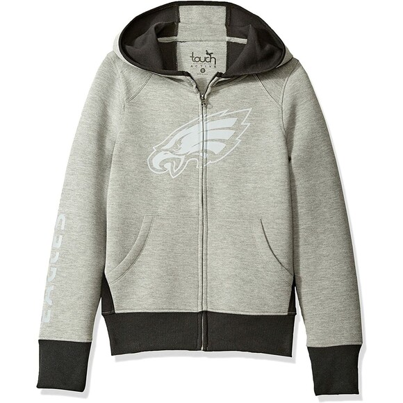 Philadelphia Eagles Touch by Alyssa Milano Women's Full Zip Hoodie CHOOSE SIZE - Picture 1 of 1